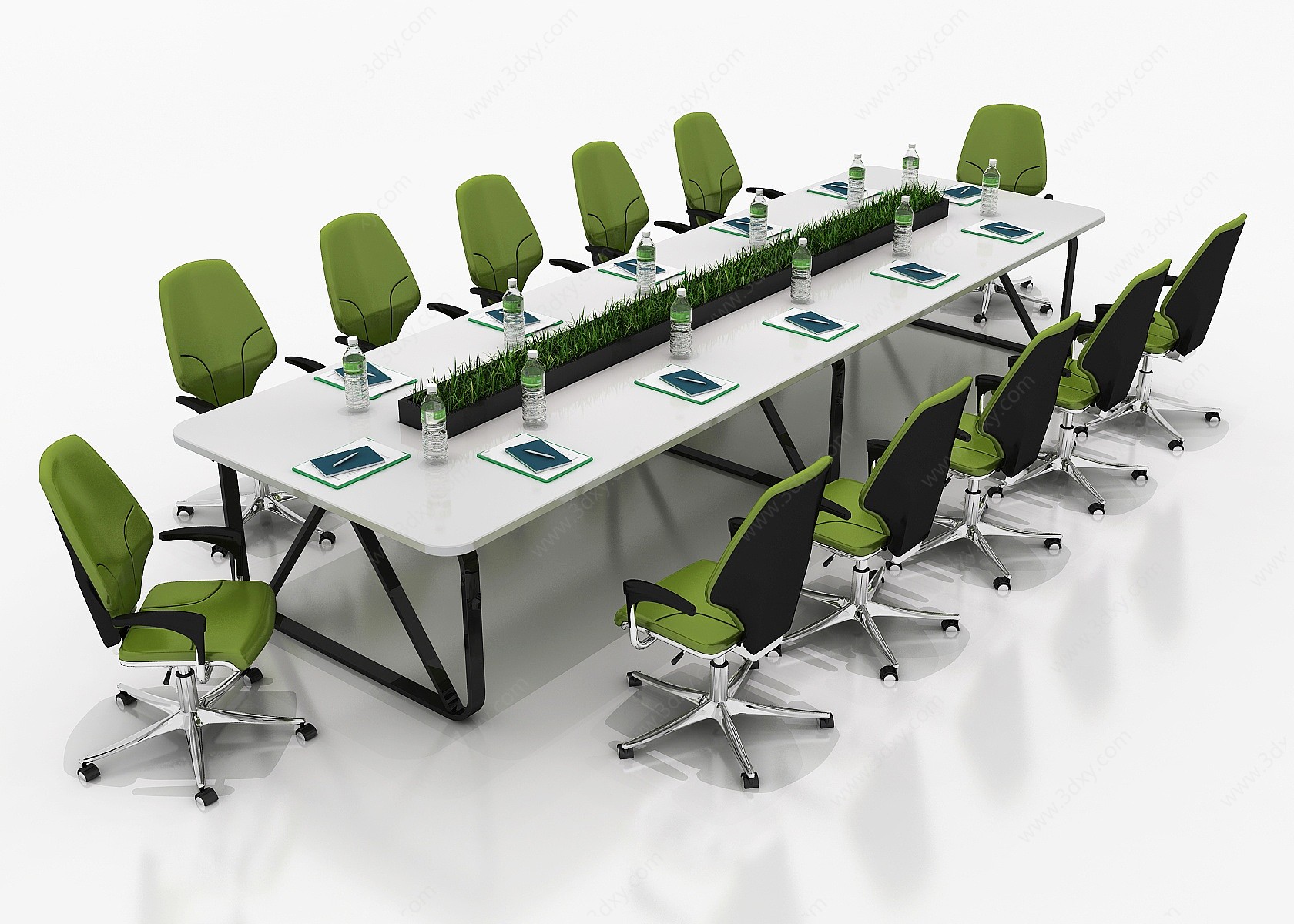 现代会议桌现代会议桌3D模型