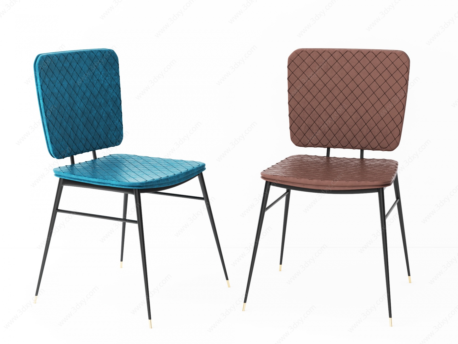 现代休闲椅皮椅子3D模型