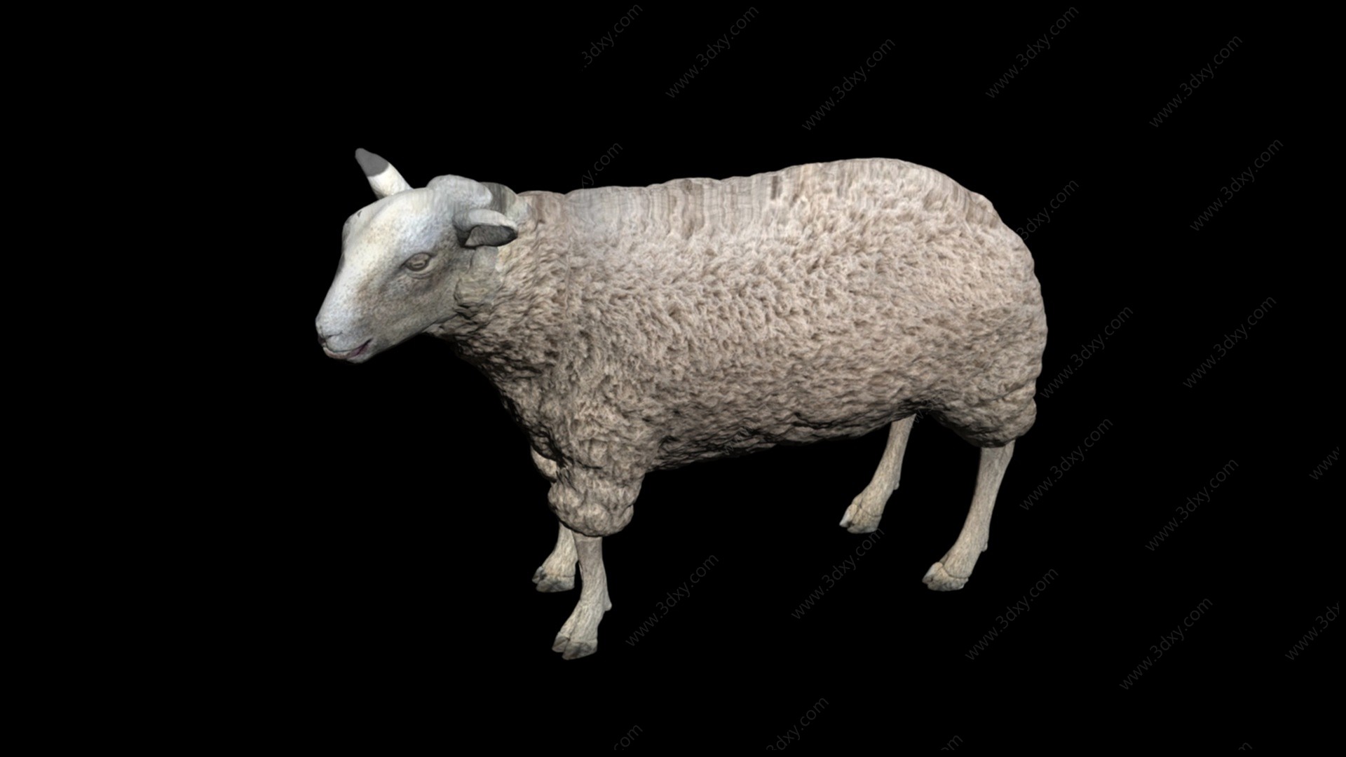 山羊3D模型