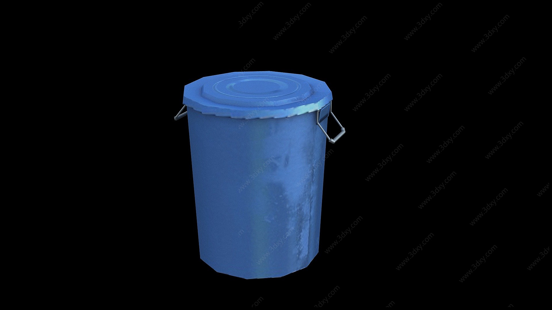 塑料垃圾桶3D模型