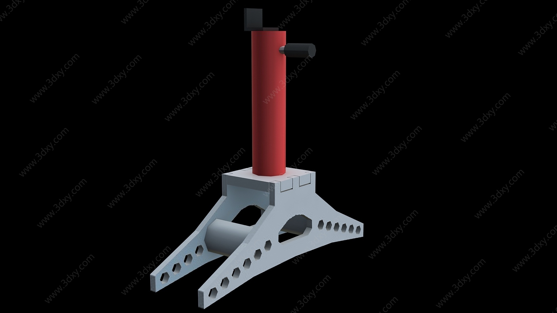 液压弯管机3D模型