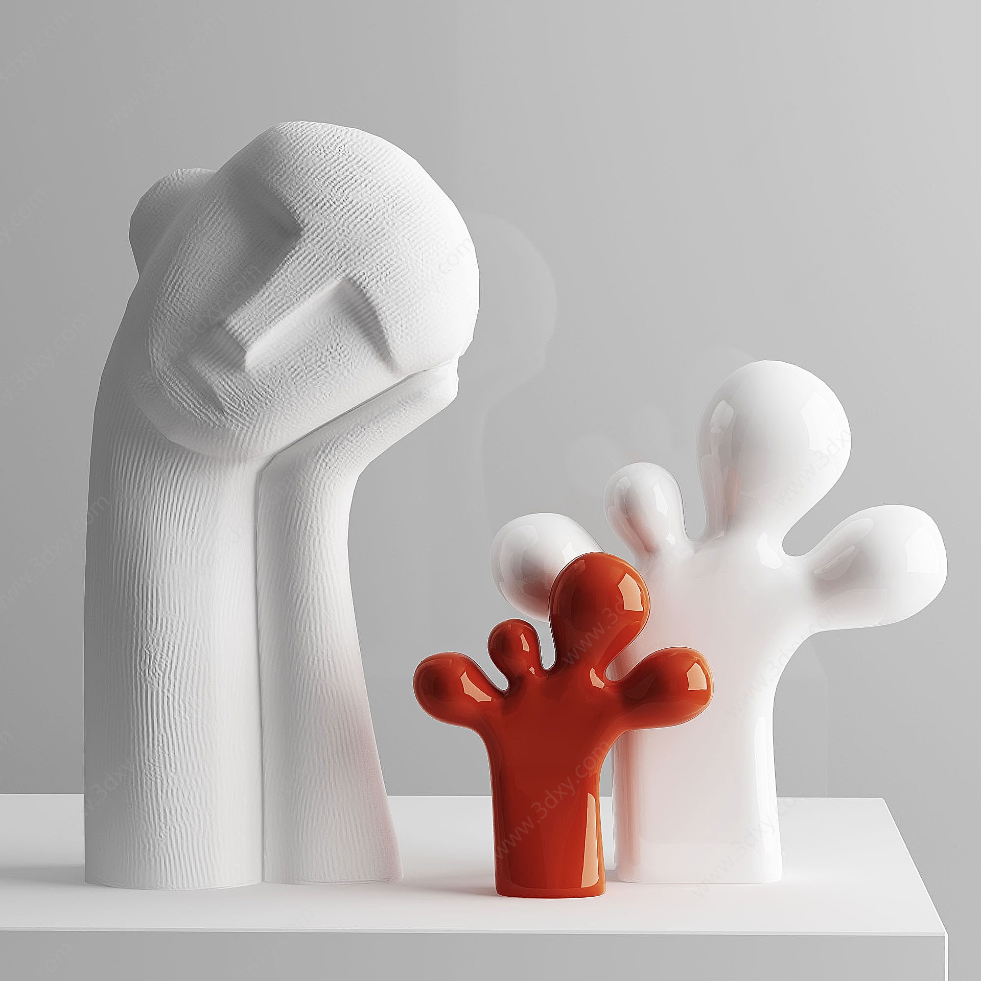 现代雕塑3D模型