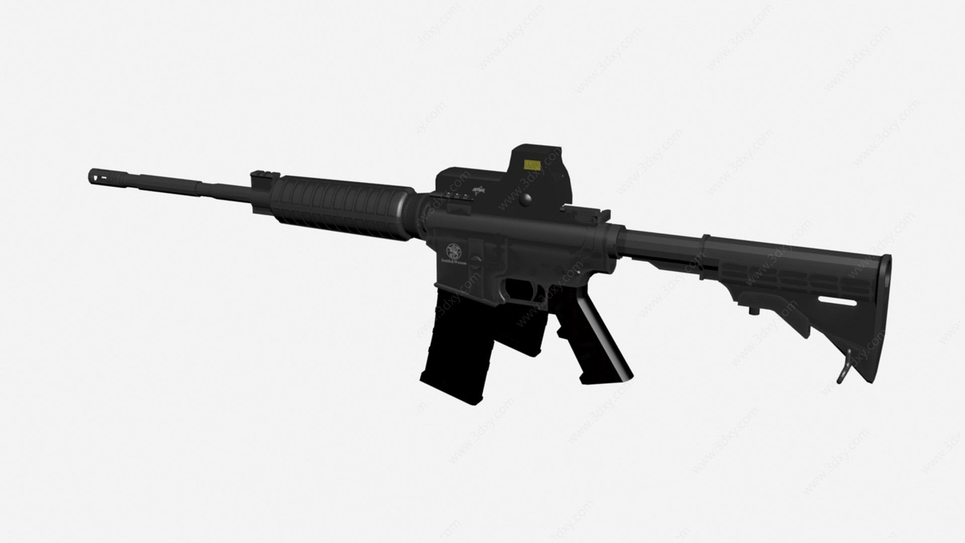 M4游戏步枪3D模型