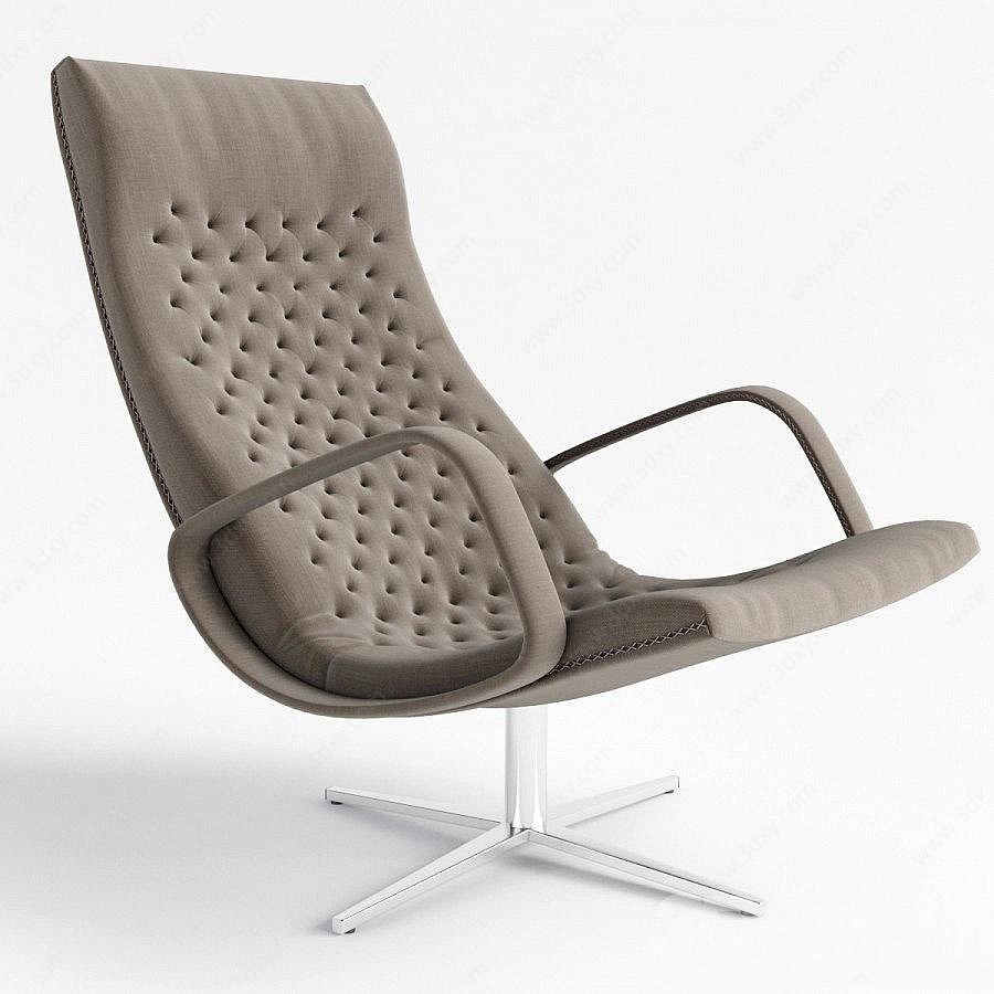 办公休闲椅3D模型