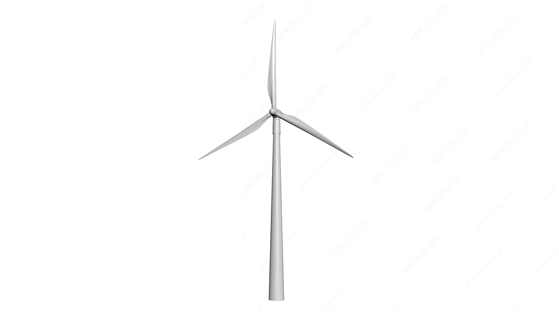 风力发电装置3D模型