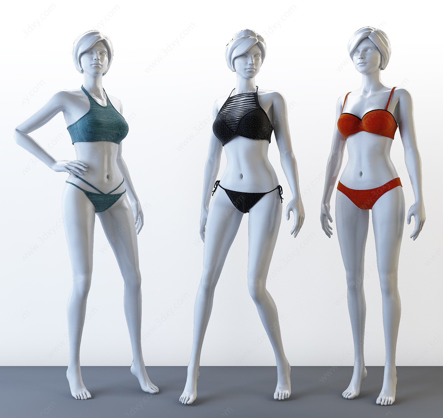 现代内衣女装专卖店3D模型