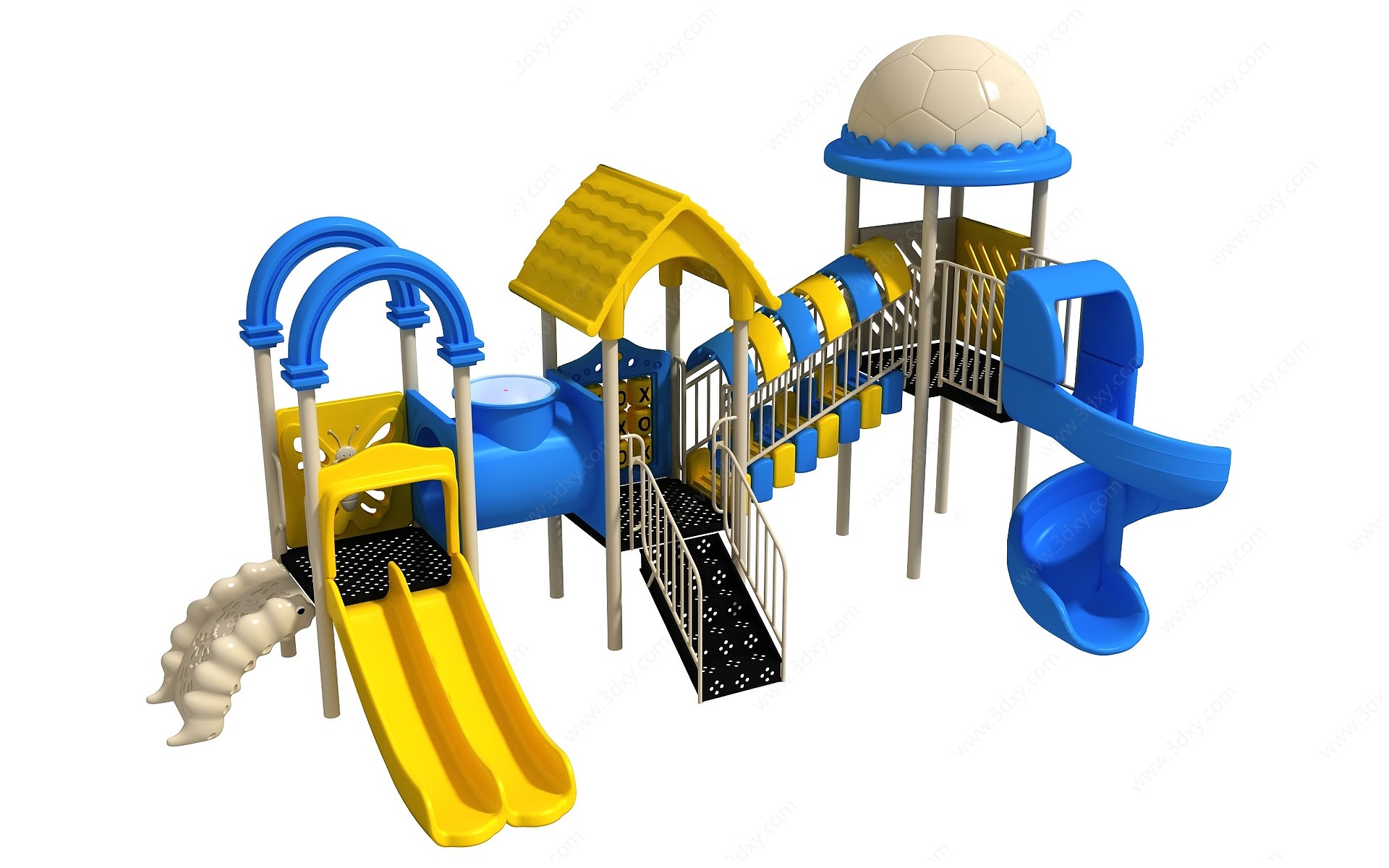 户外儿童乐园3D模型