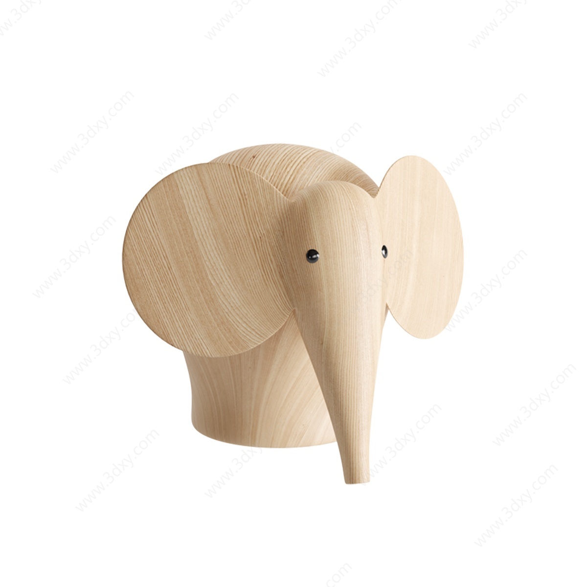 大象雕塑3D模型