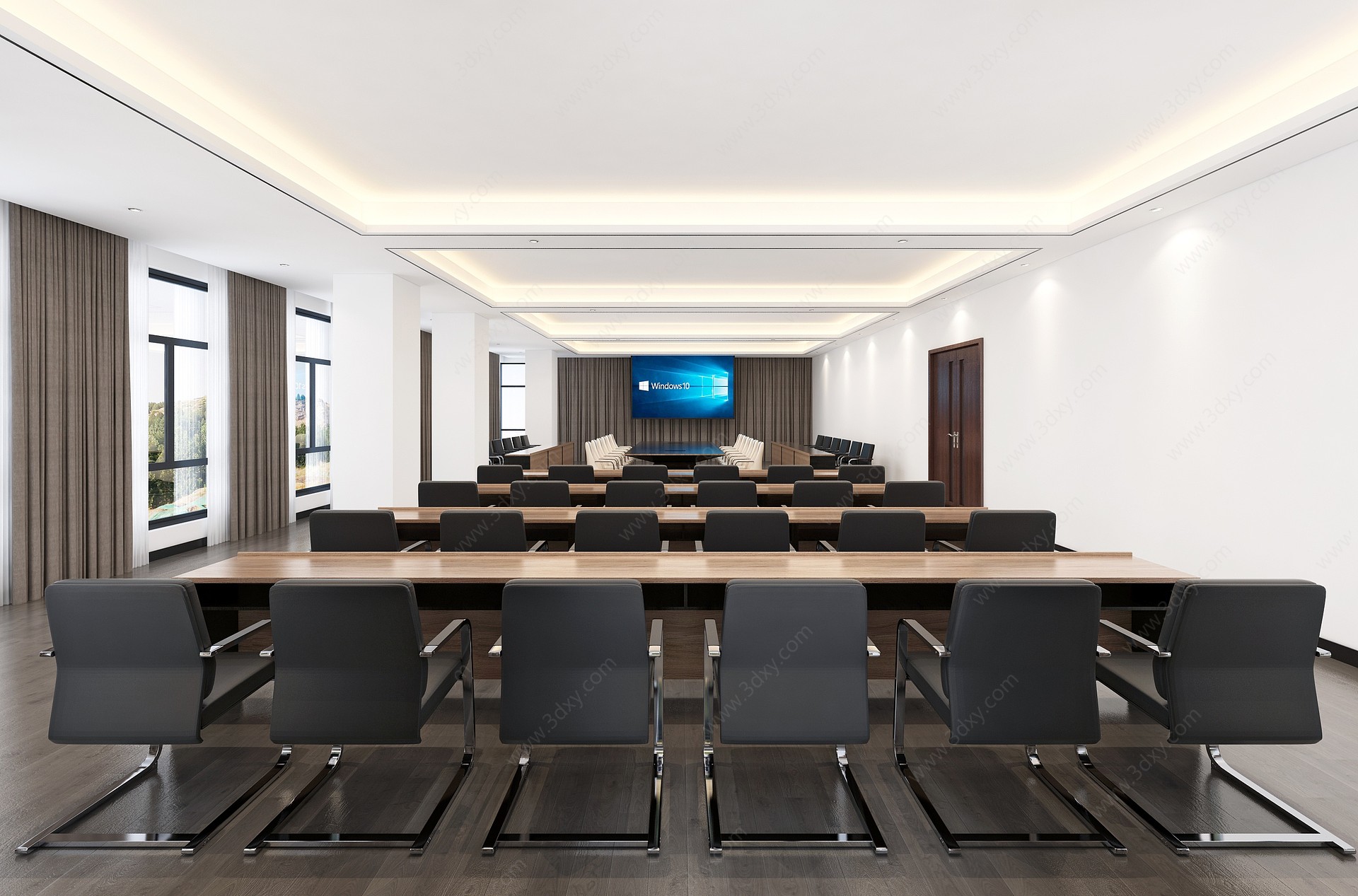 现代公司会议室3D模型