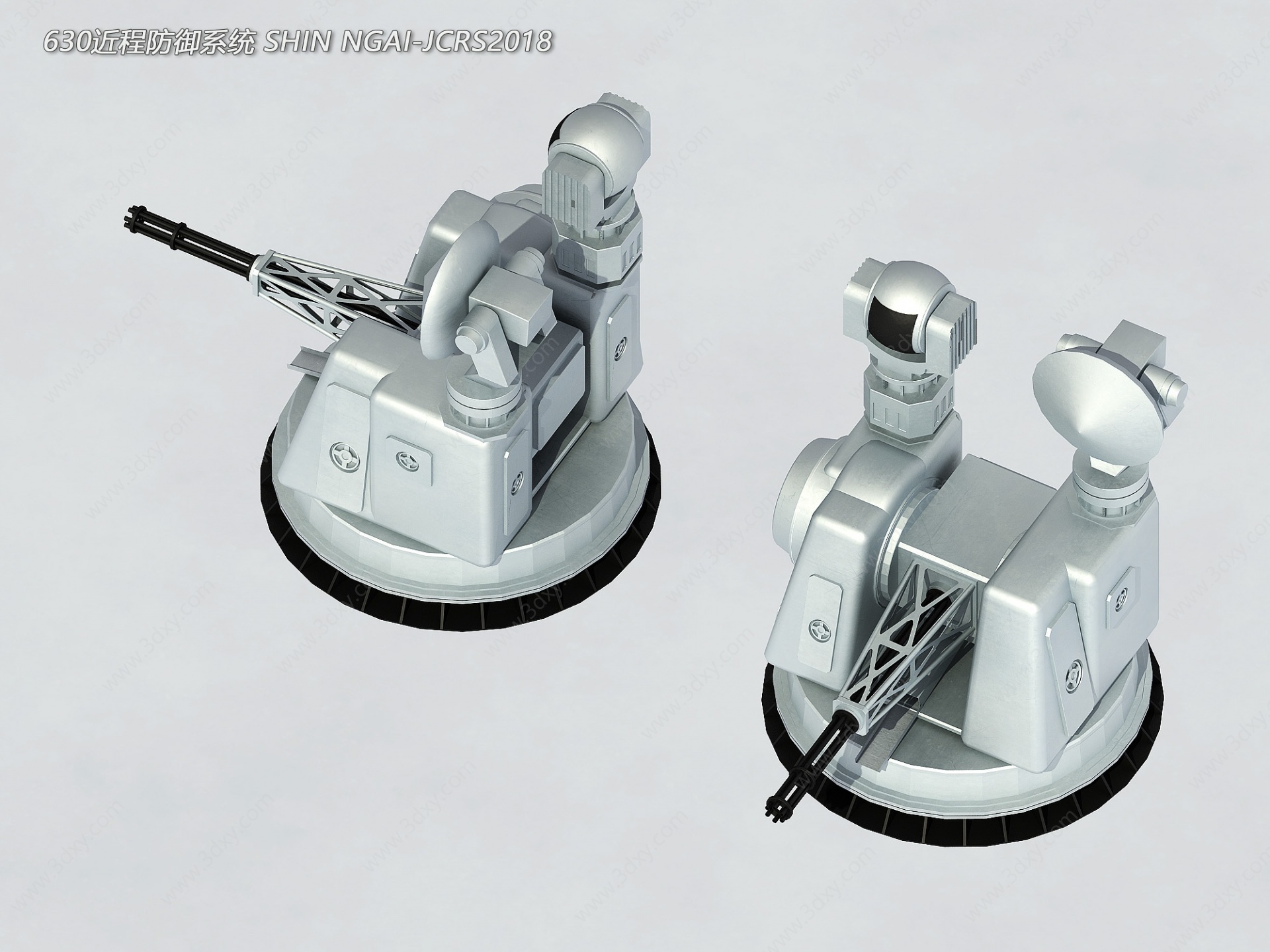 近防炮近程防御系统3D模型