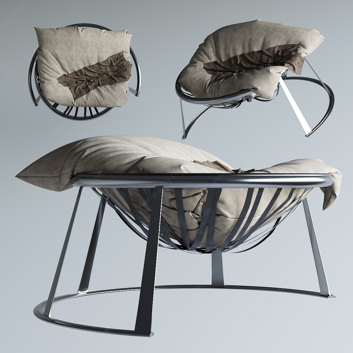现代沙发休闲椅子3D模型