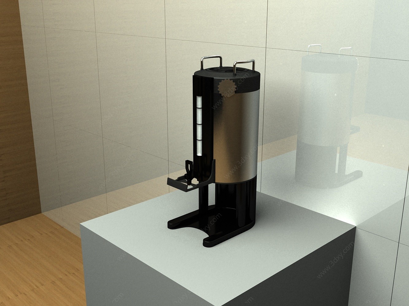 其它茶桶保温桶奶茶店用品3D模型