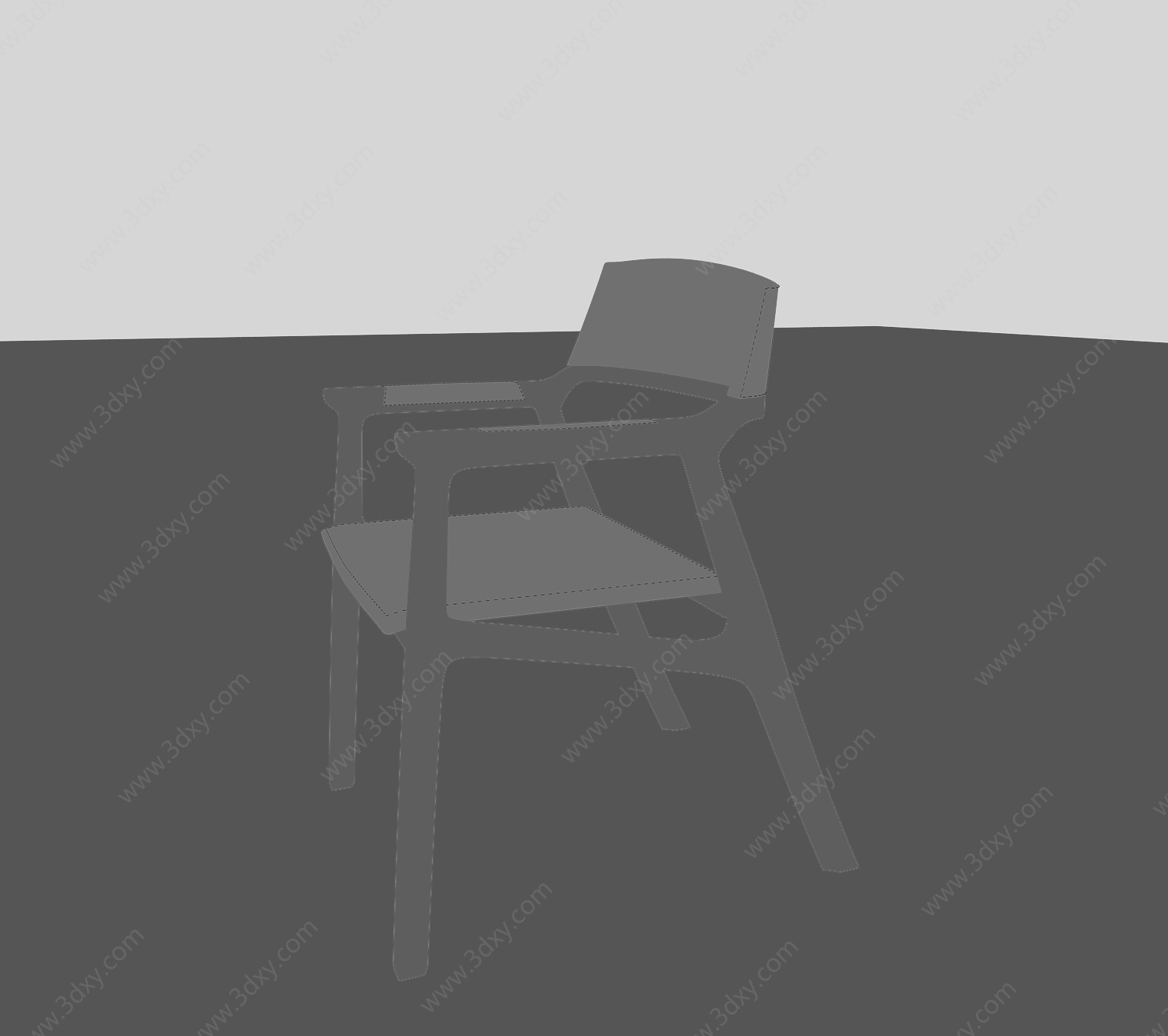 现代休闲椅椅子单椅3D模型