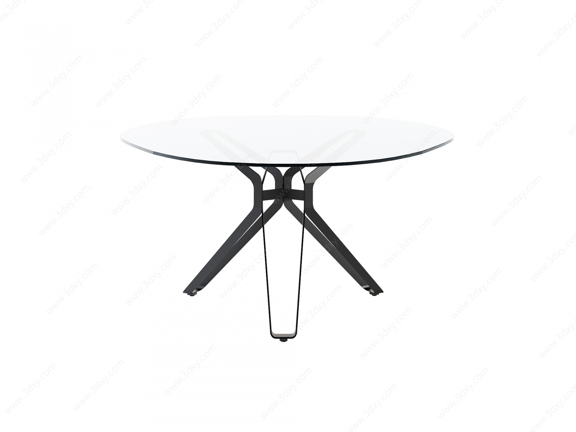 现代餐桌小桌子3D模型