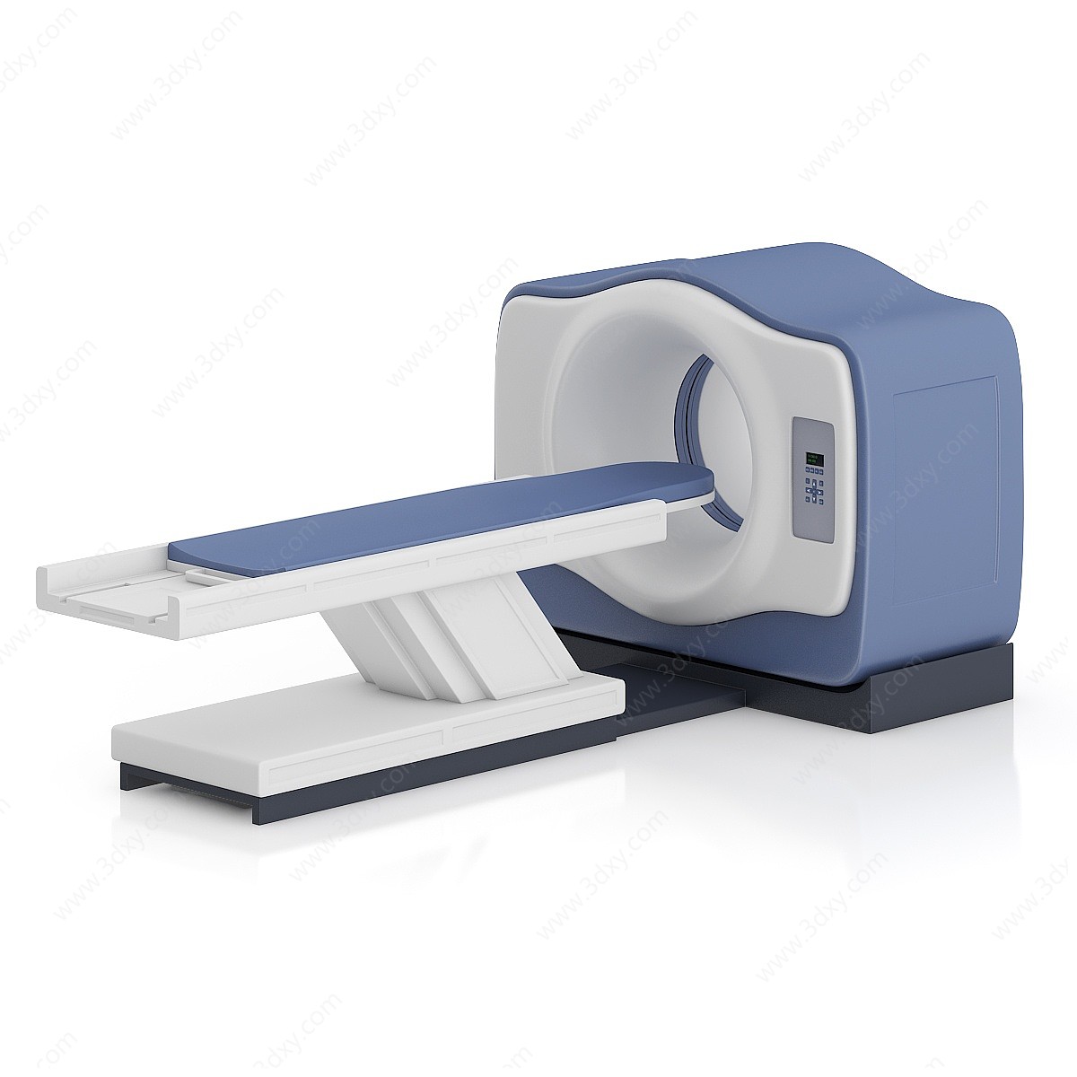 现代X射线检查仪器3D模型
