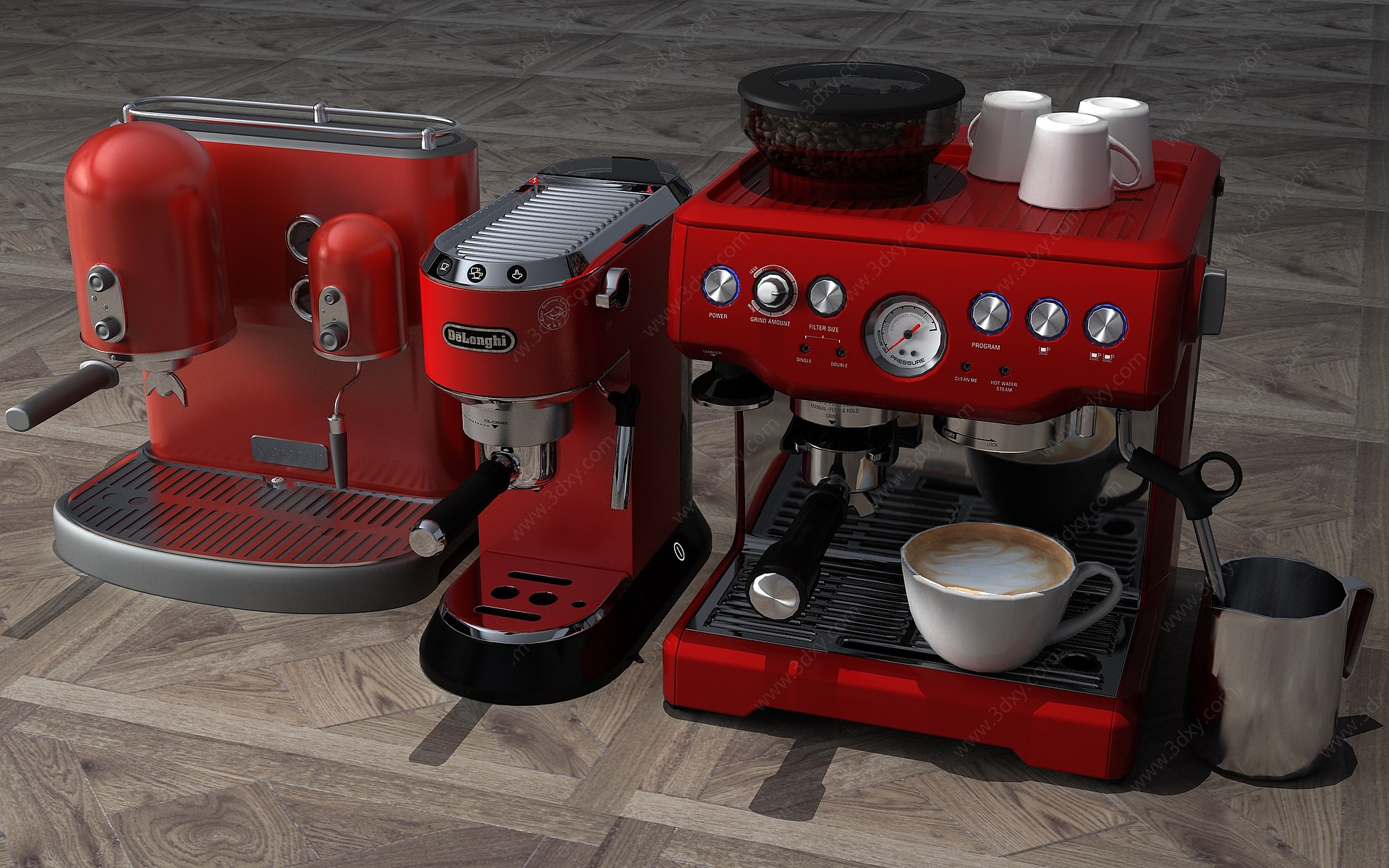 现代厨具咖啡机3D模型