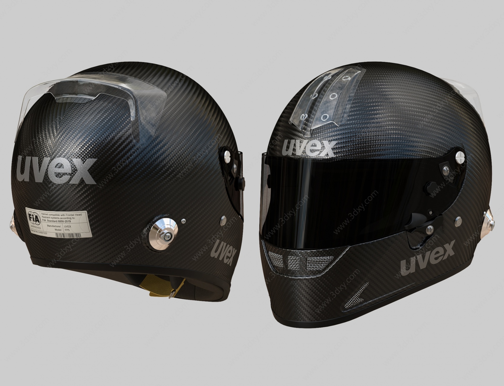 现代摩托车头盔3D模型