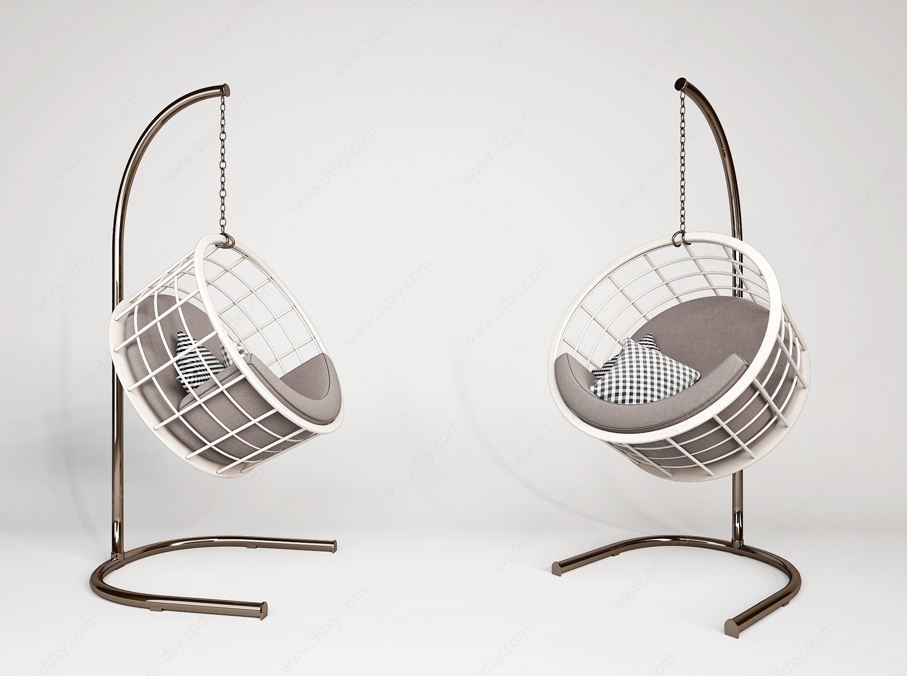 现代吊椅阳台休闲吊椅3D模型
