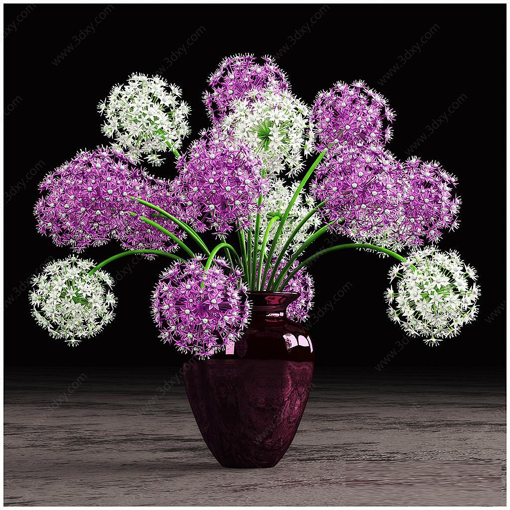 植物花瓶3D模型