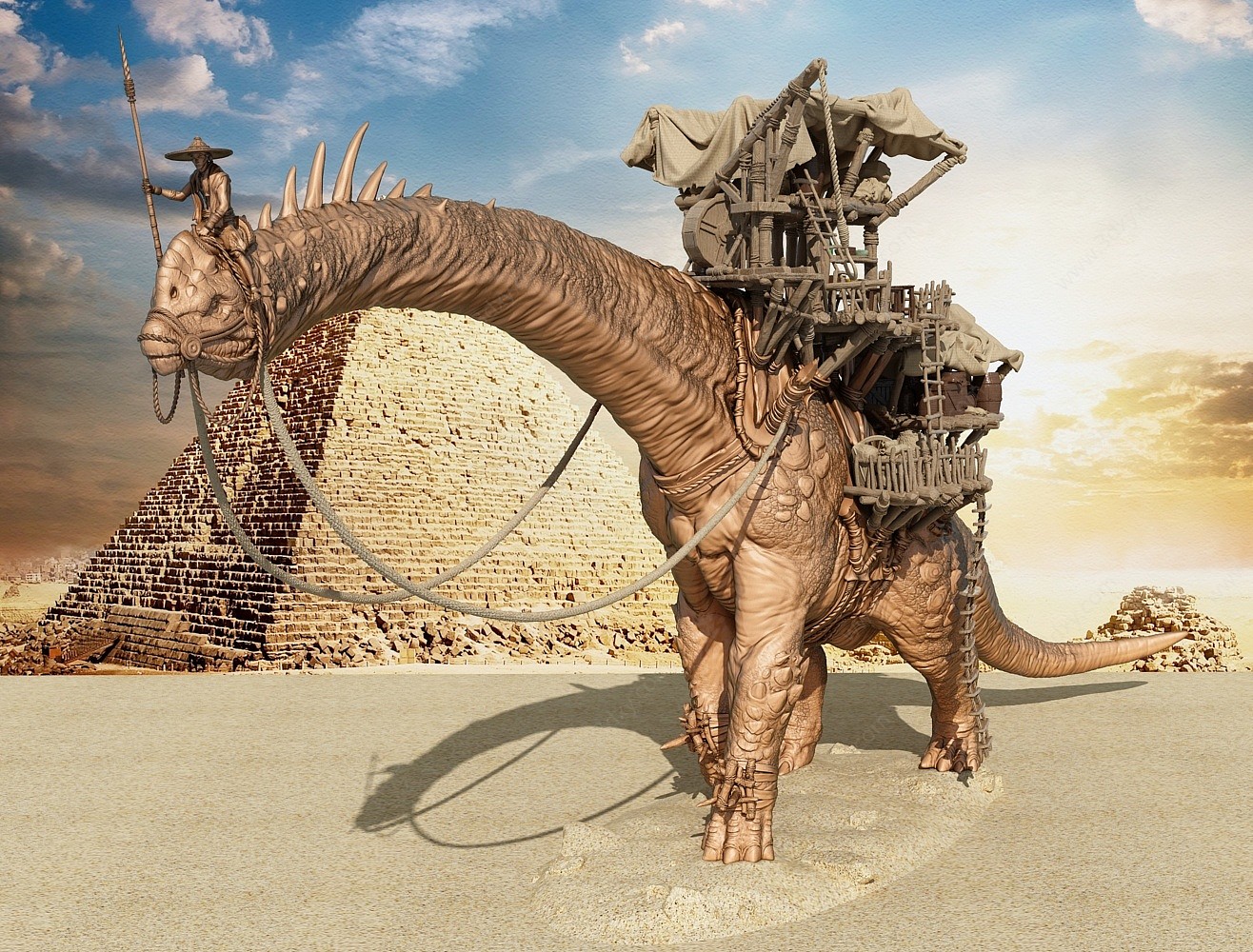 恐龙猛兽3D模型
