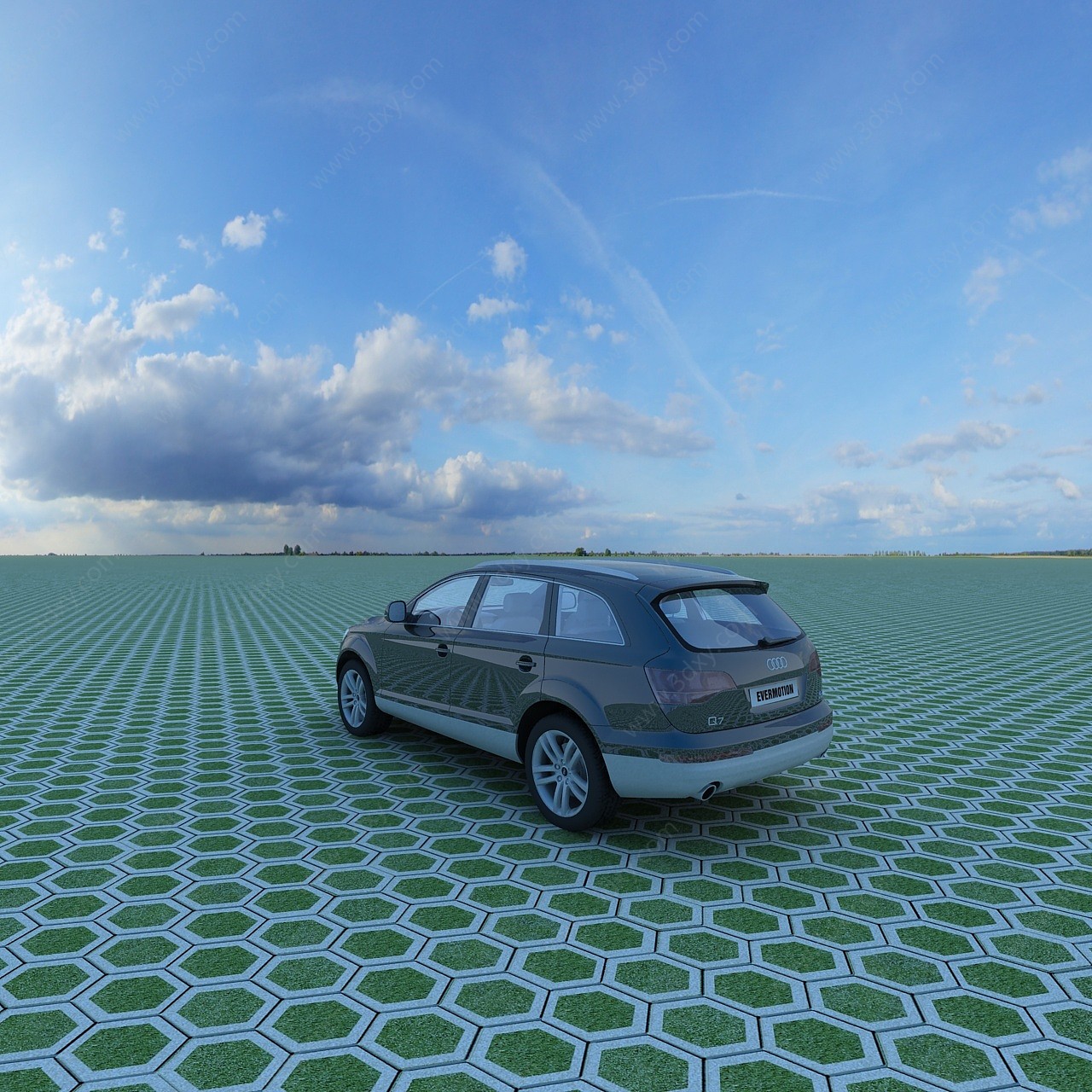 中式奥迪汽车全新奥迪3D模型