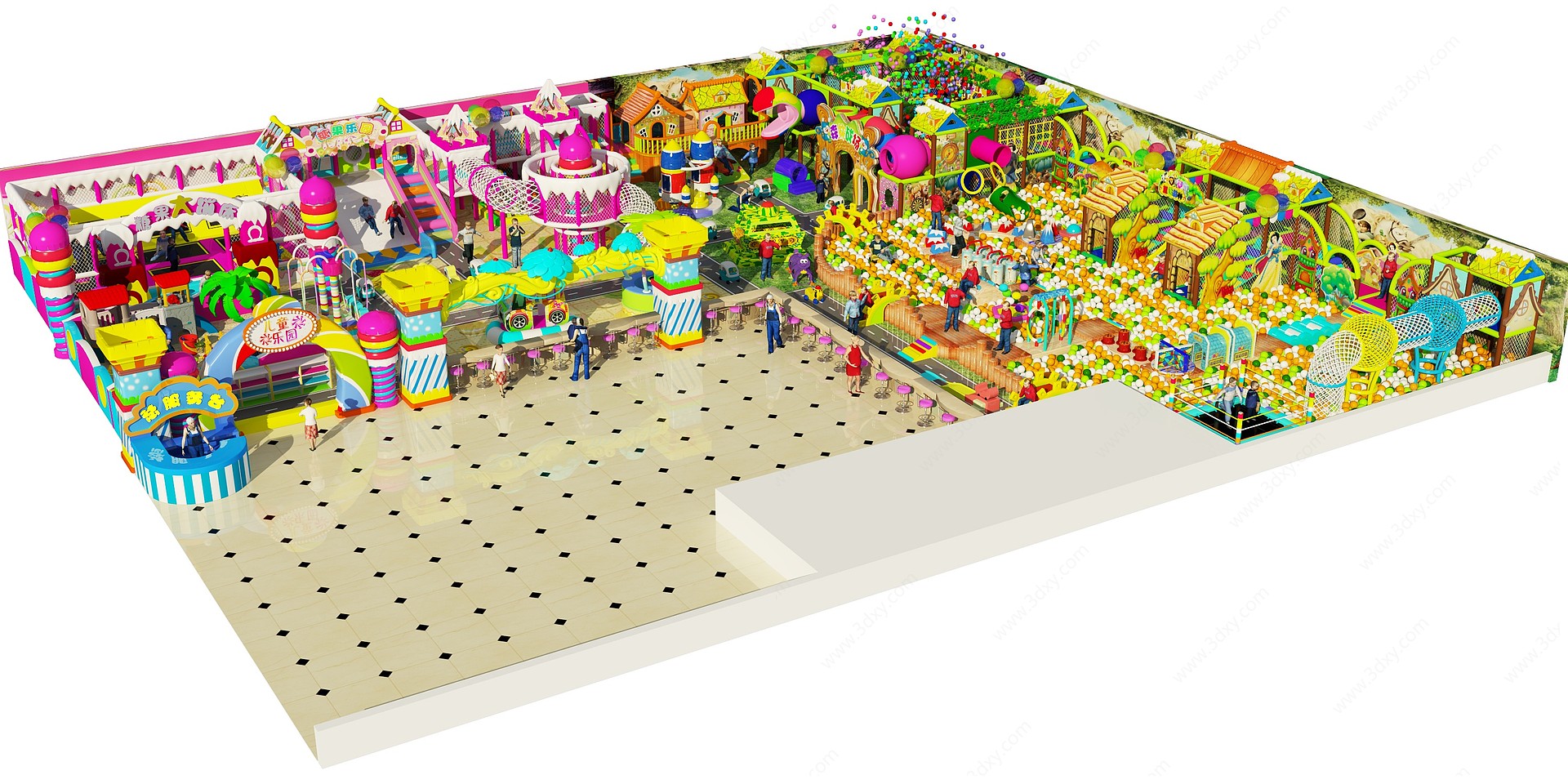 童乐园3D模型