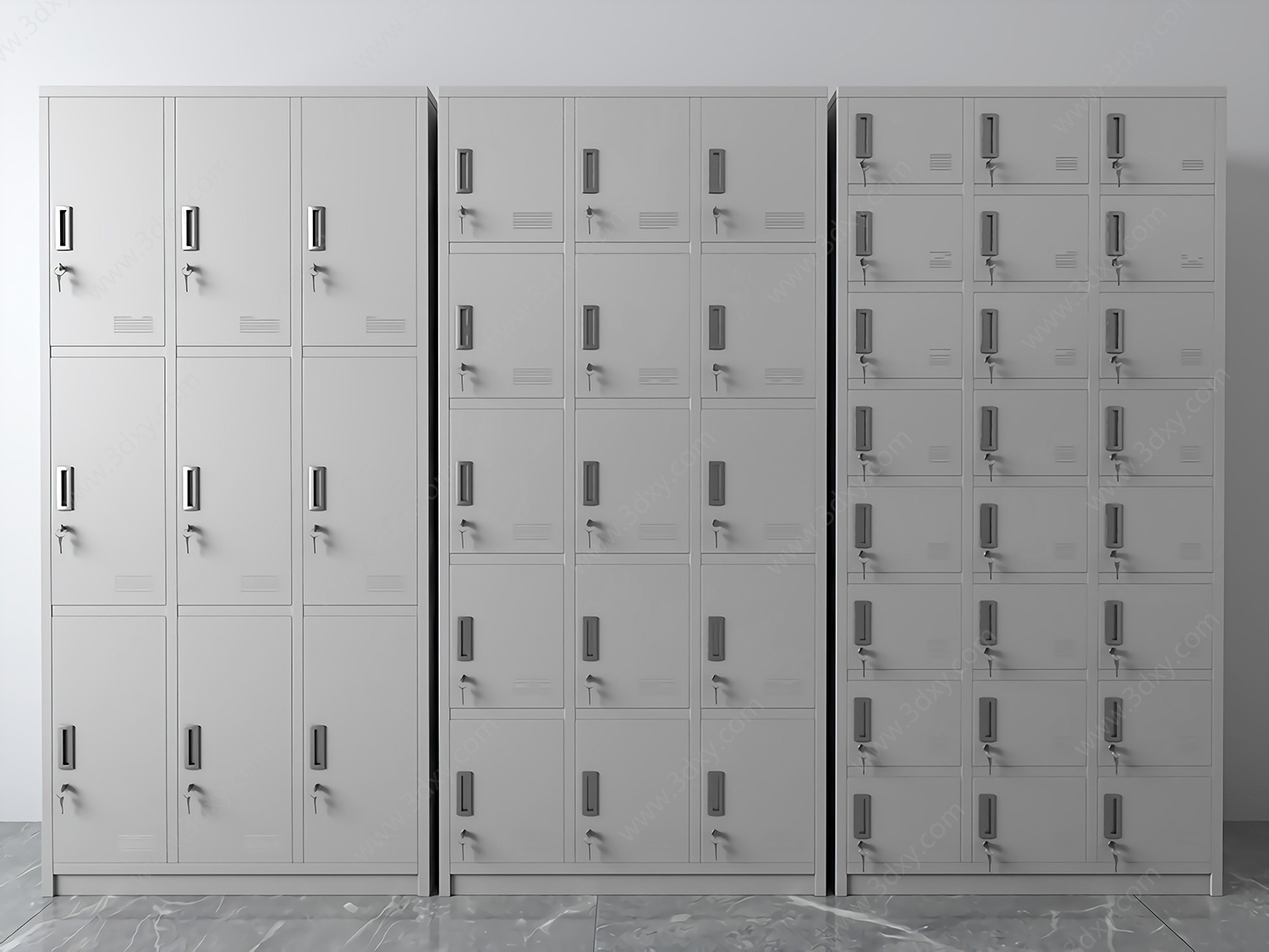 现代文件柜储物柜3D模型