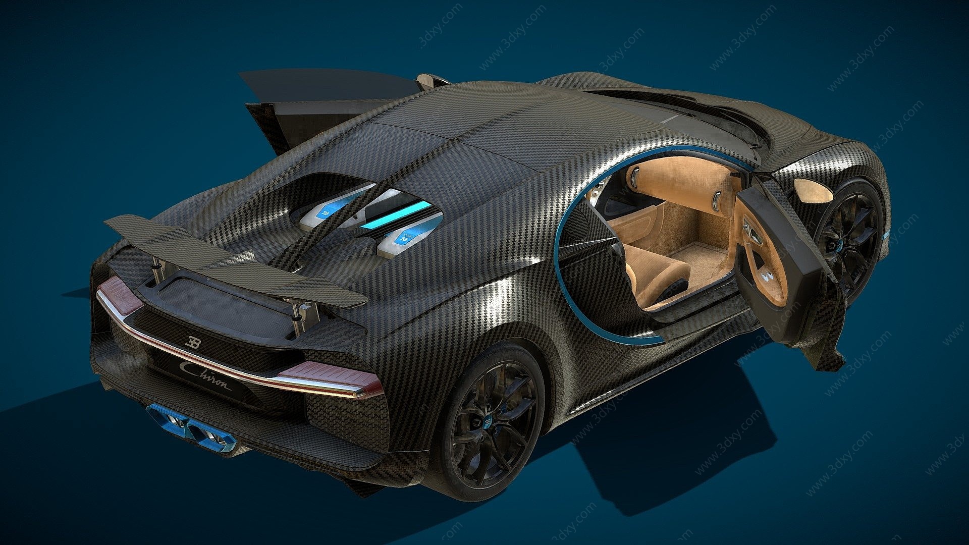 现代跑车3D模型