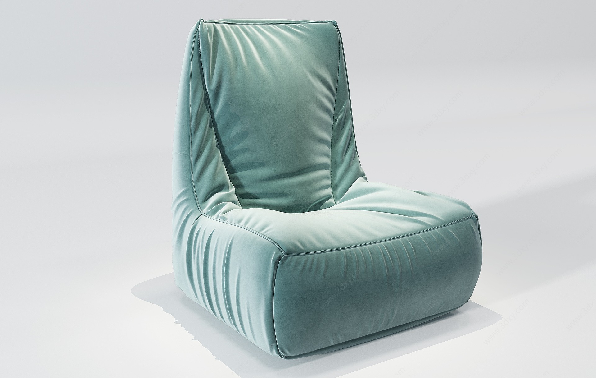 现代懒人沙发休闲单椅3D模型