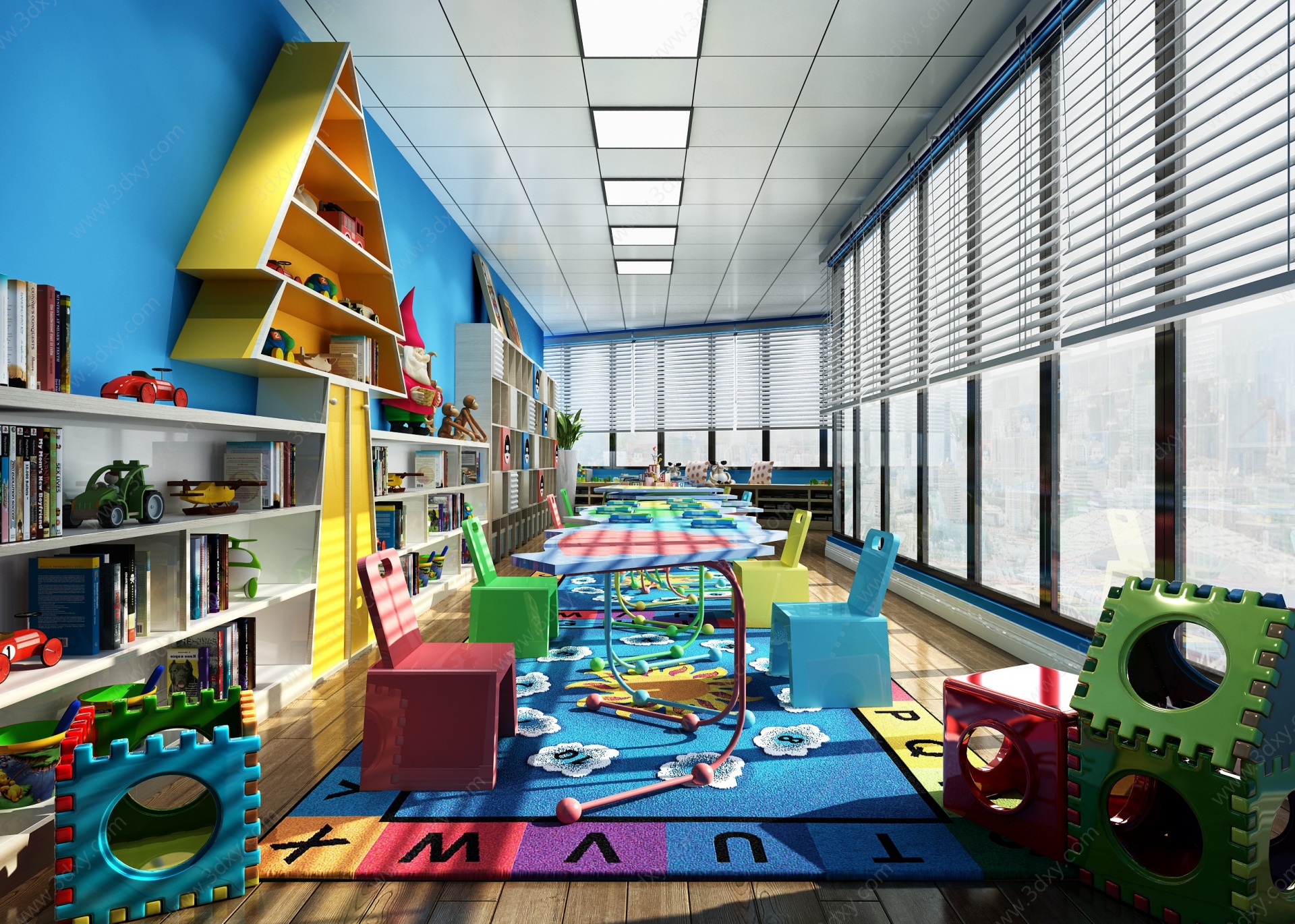 幼儿园早教中心3D模型