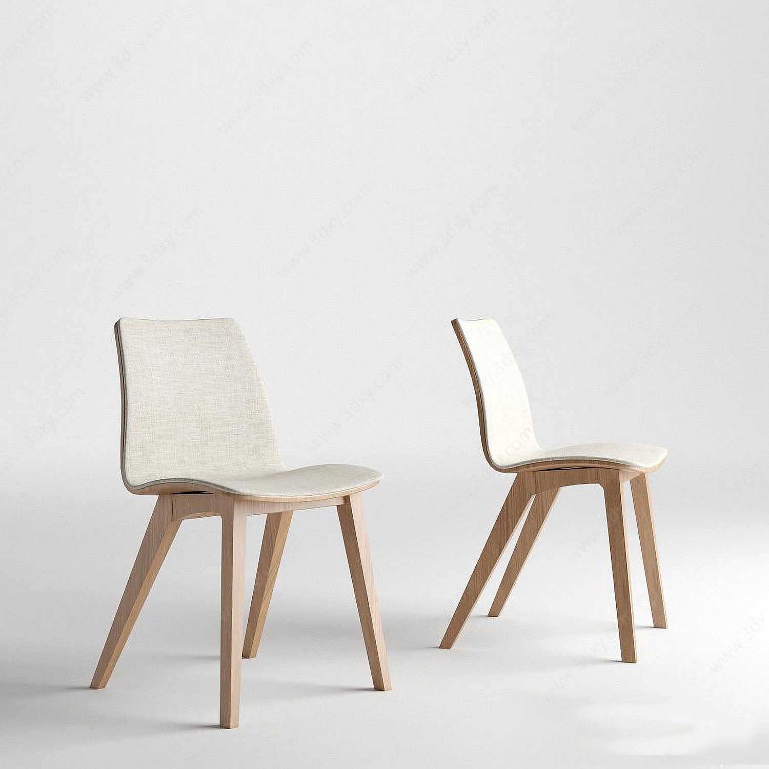 北欧餐椅3D模型