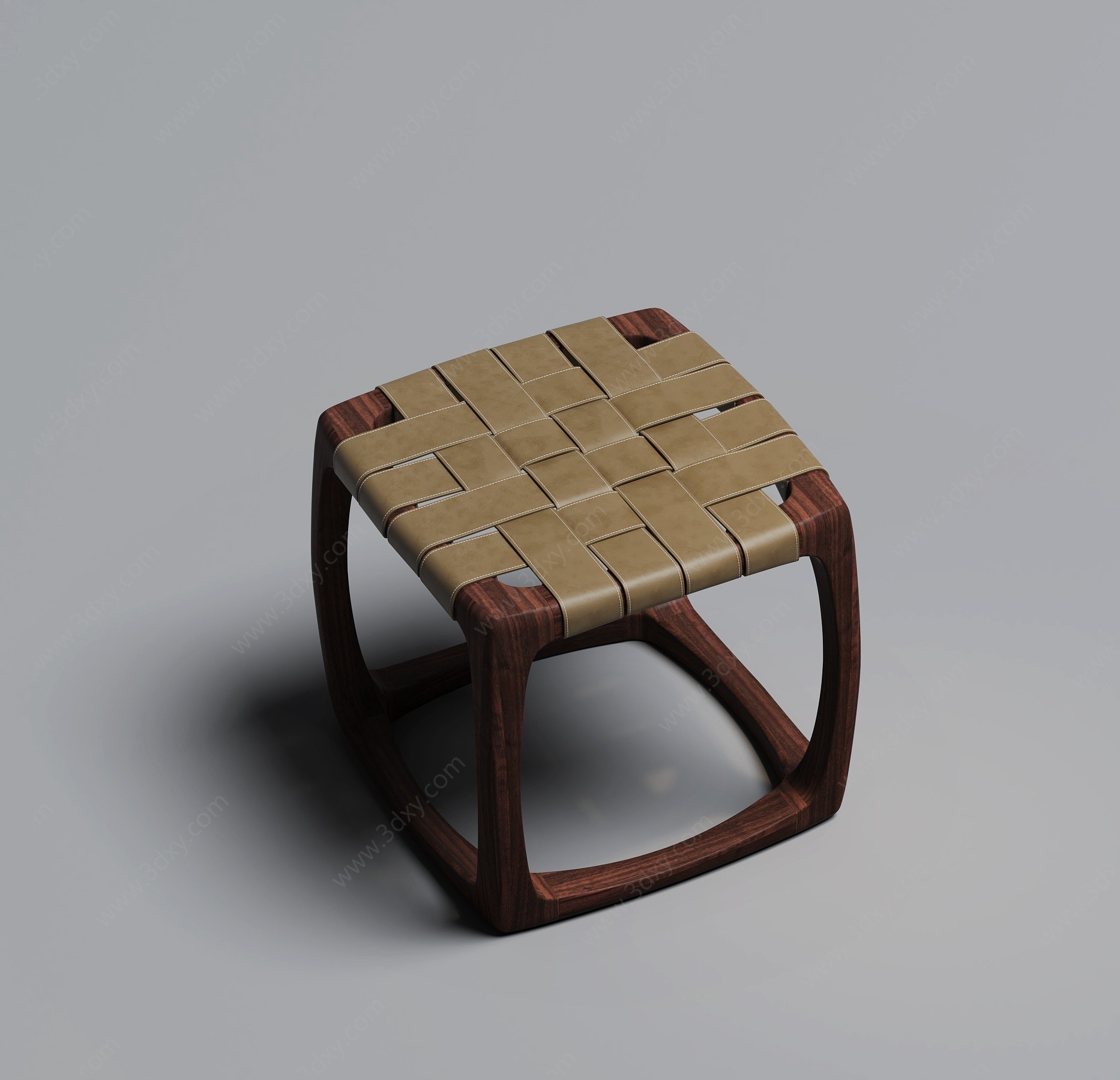 新中式凳子3D模型