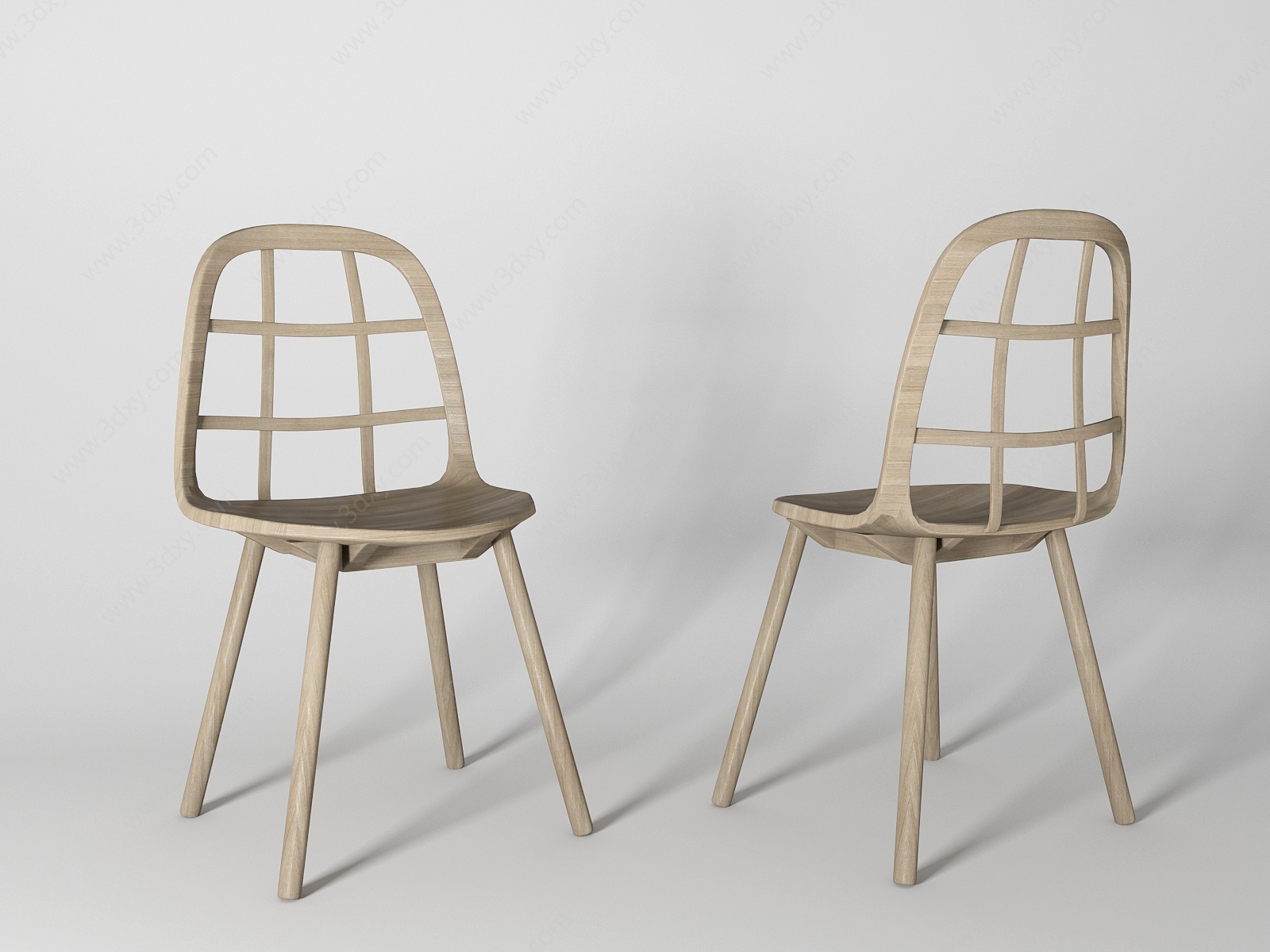 现代单椅3D模型