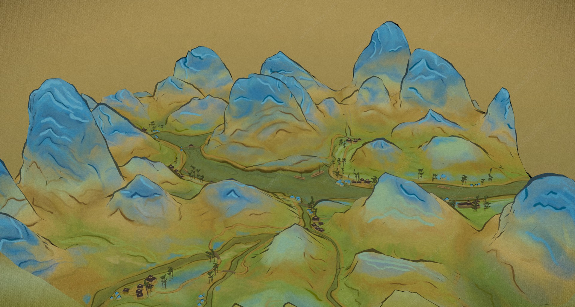 桂林山水3D模型