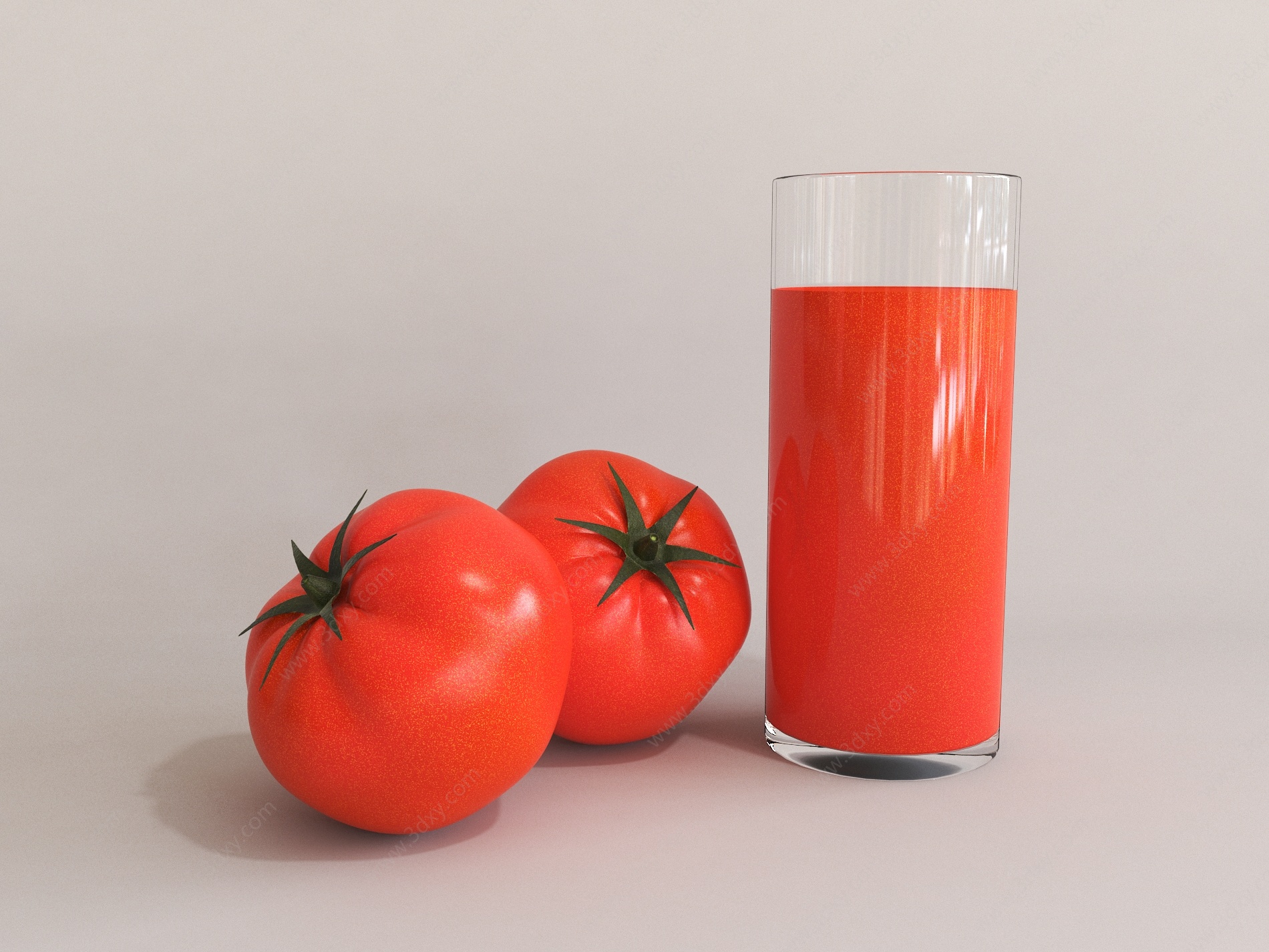 西红柿3D模型