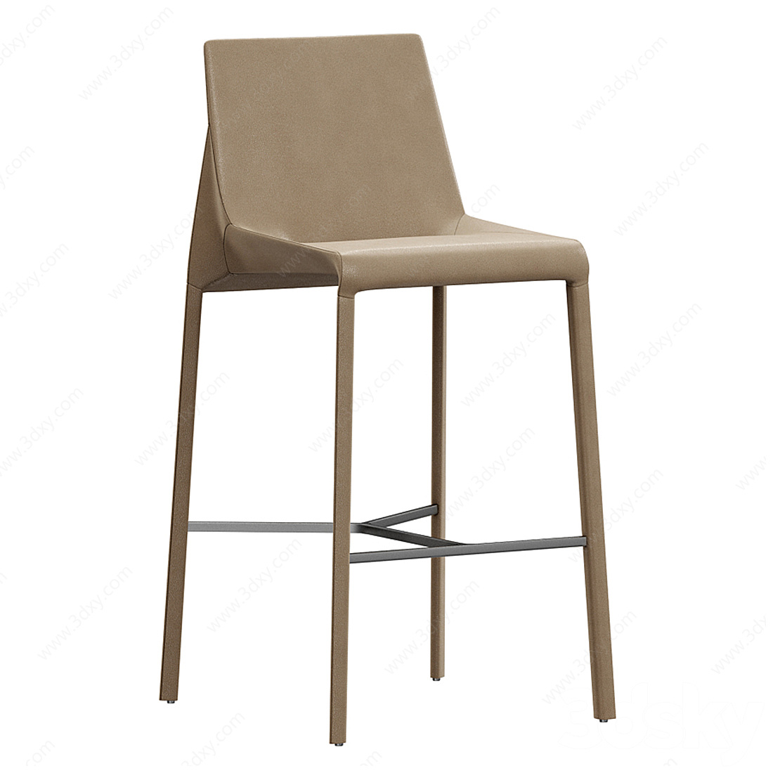 Poliform现代吧椅3D模型