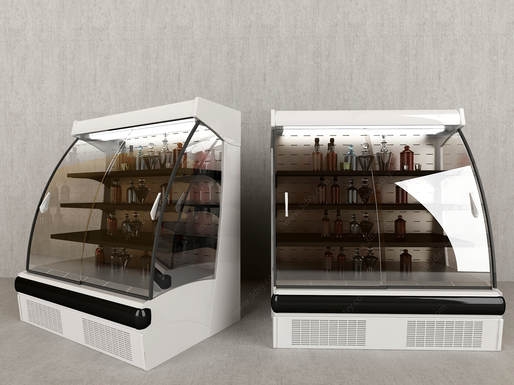 现代冰柜3D模型