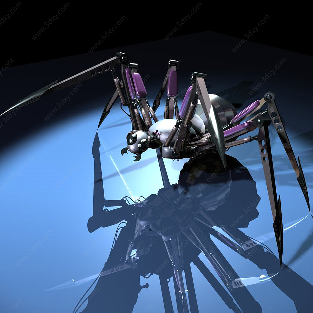 蜘蛛机甲3D模型
