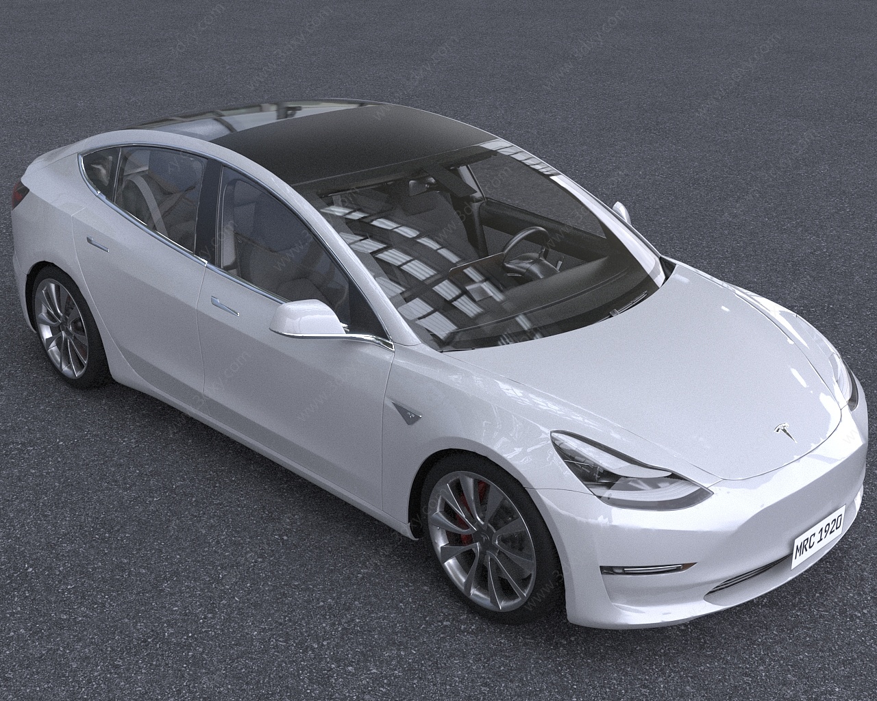 2023款Tesla特斯拉model33D模型