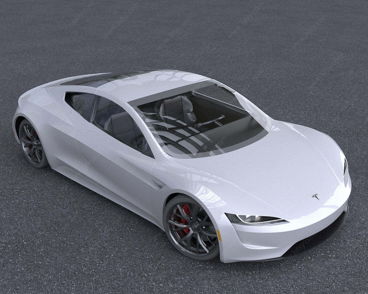 2023款特斯拉Roadster汽车3D模型