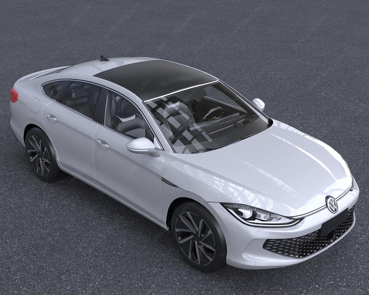 2022款大众凌渡汽车3D模型