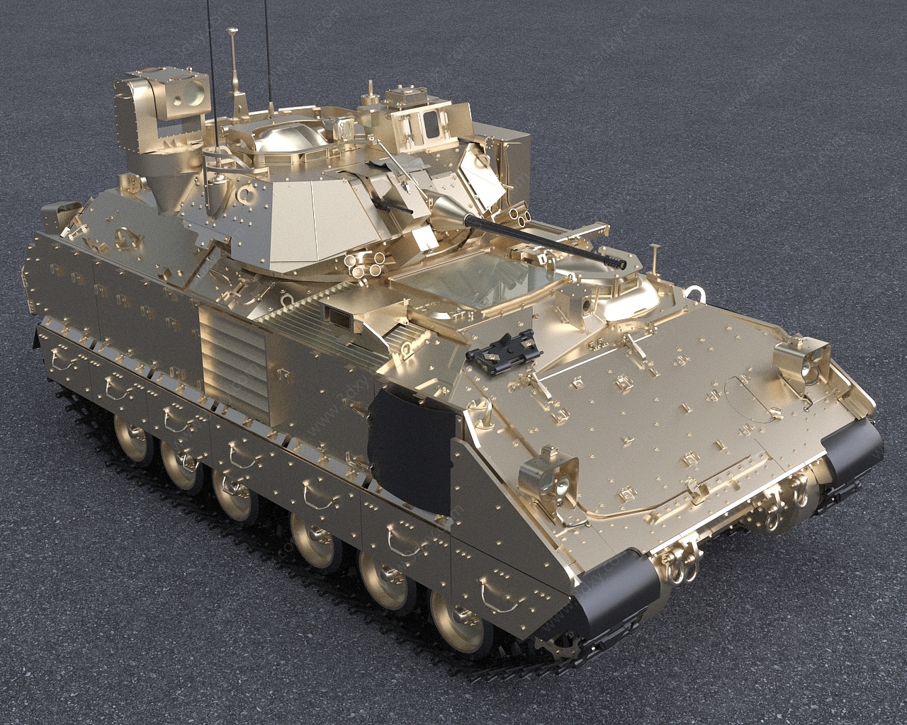 美国M3A3布雷德利骑兵战车3D模型