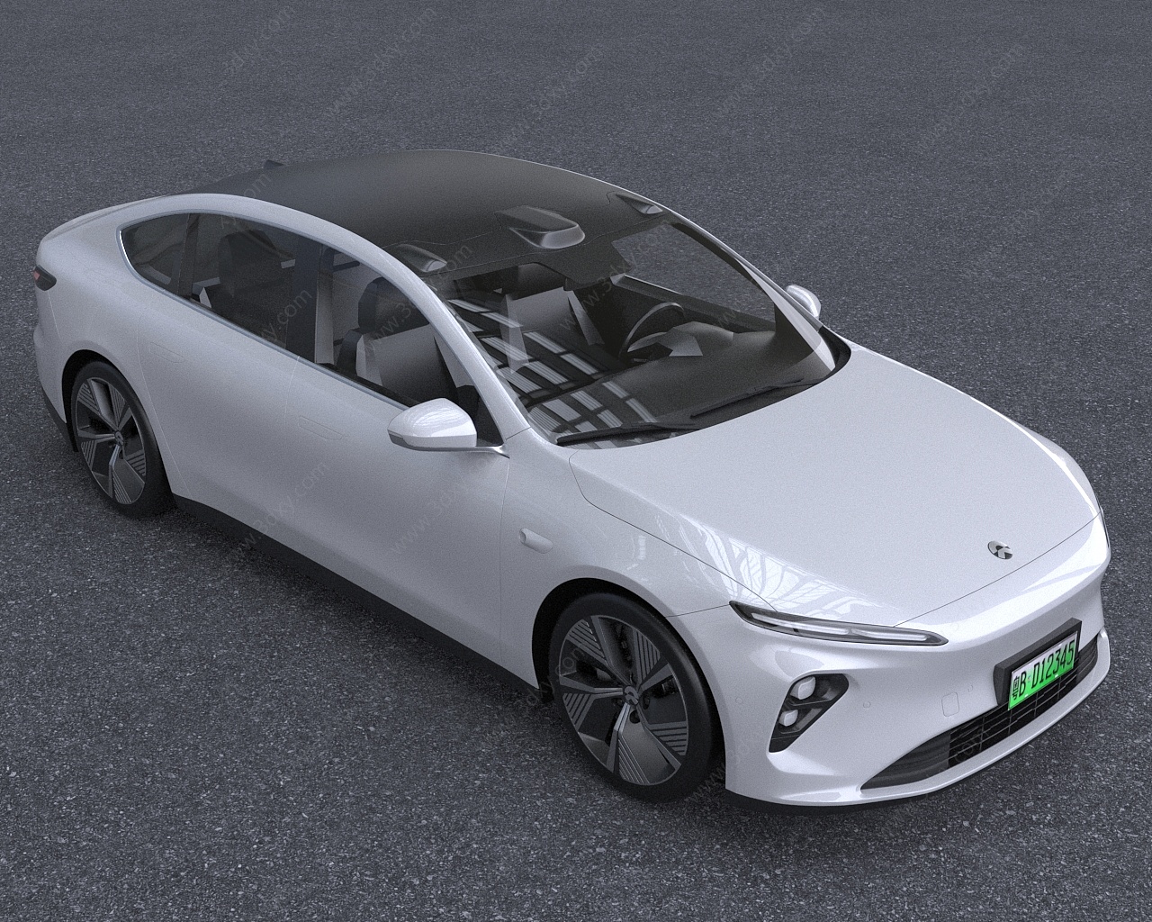 NIO蔚来ET7新能源汽车3D模型