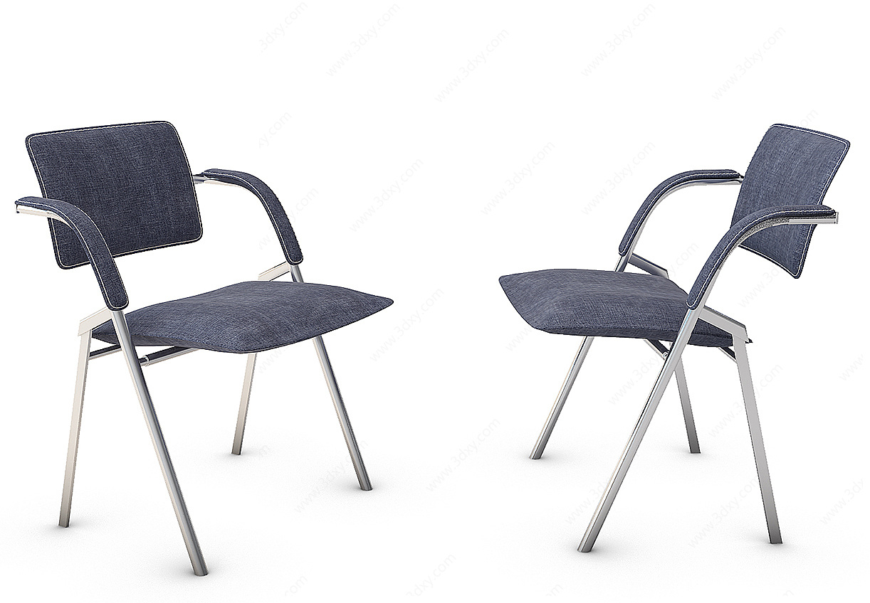 现代办公椅子单椅3D模型