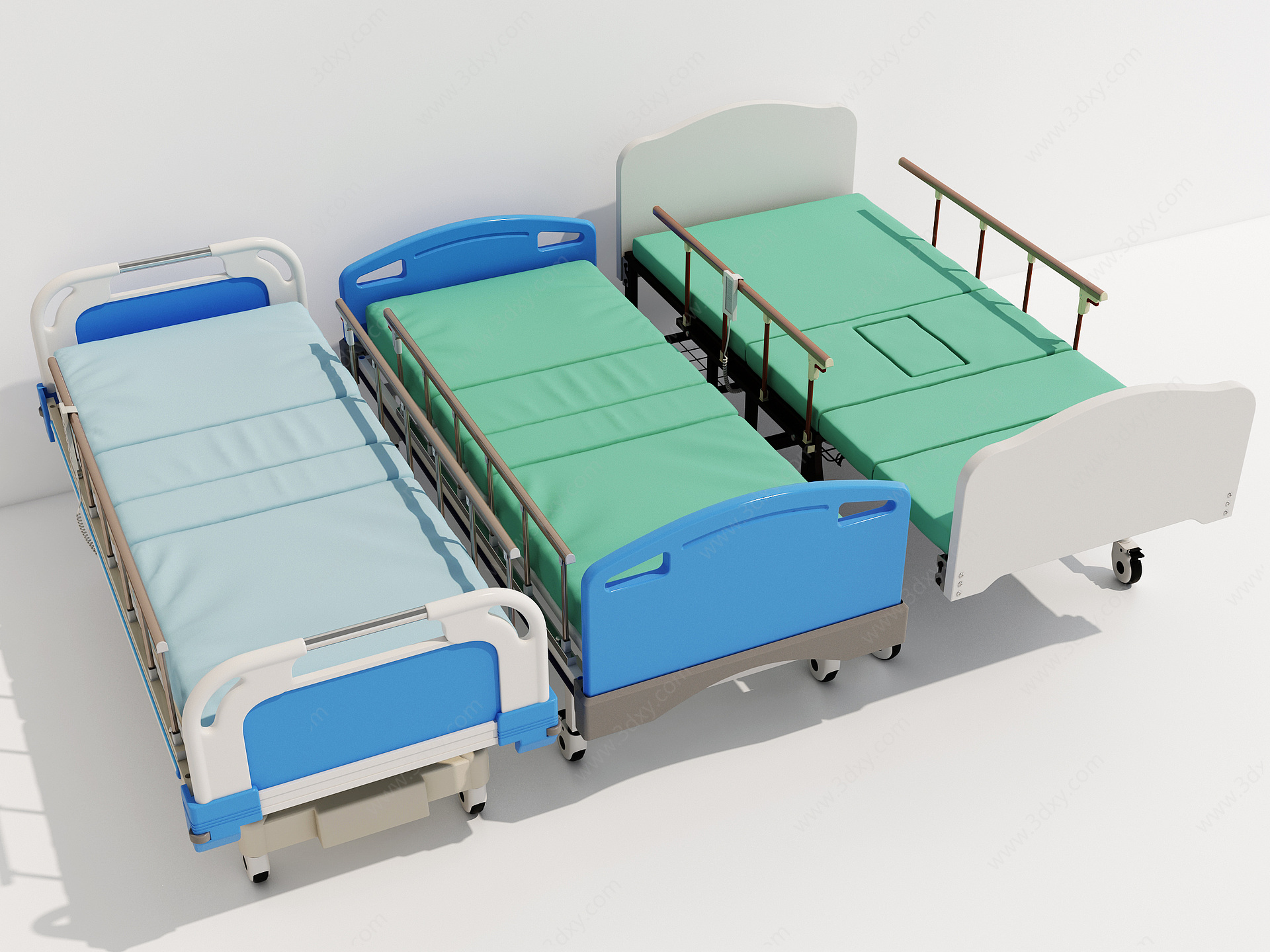 现代病床3D模型