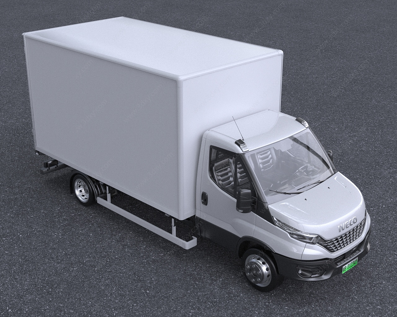 货拉拉中小型货车3D模型
