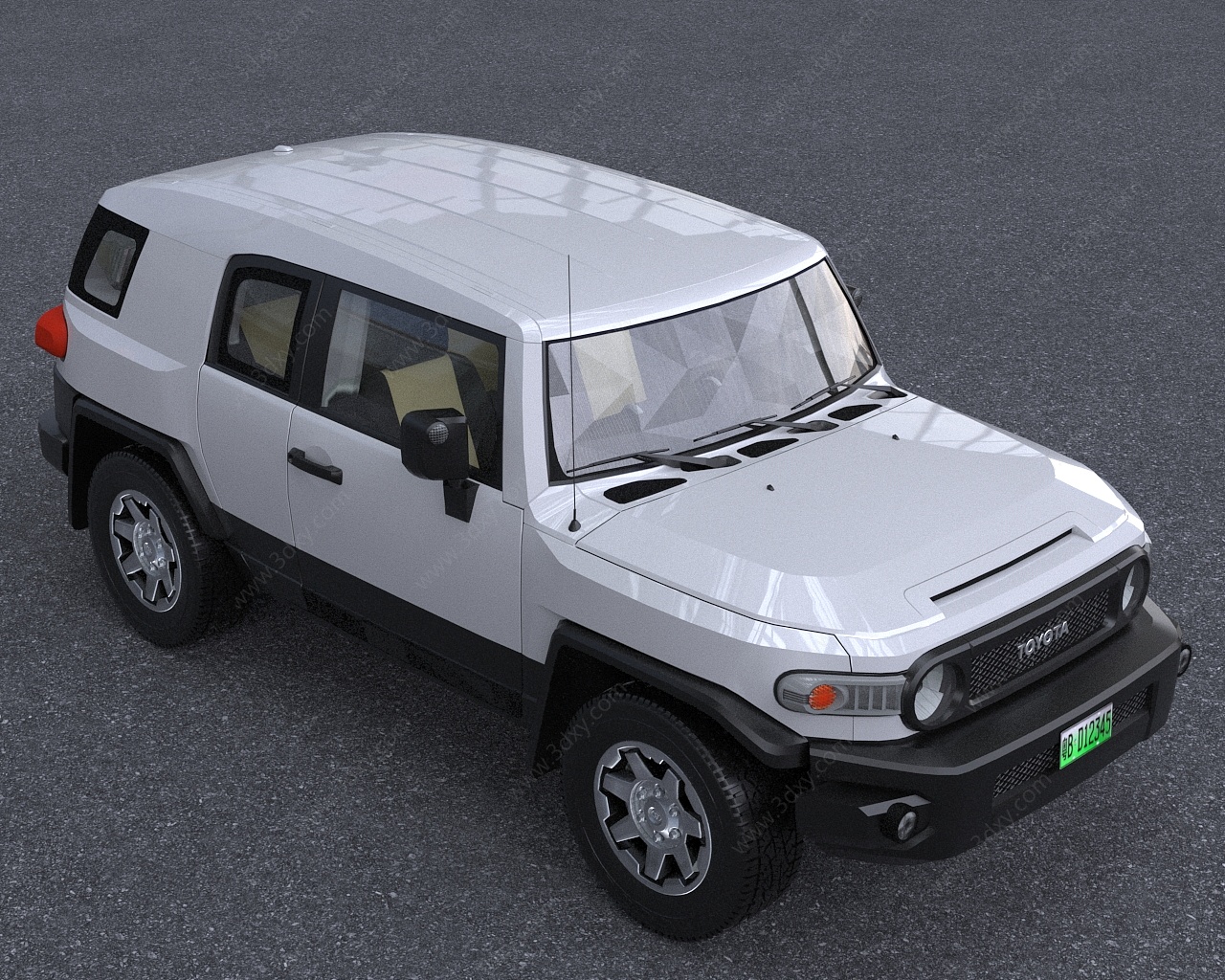 2023款丰田FJ酷路泽汽车3D模型