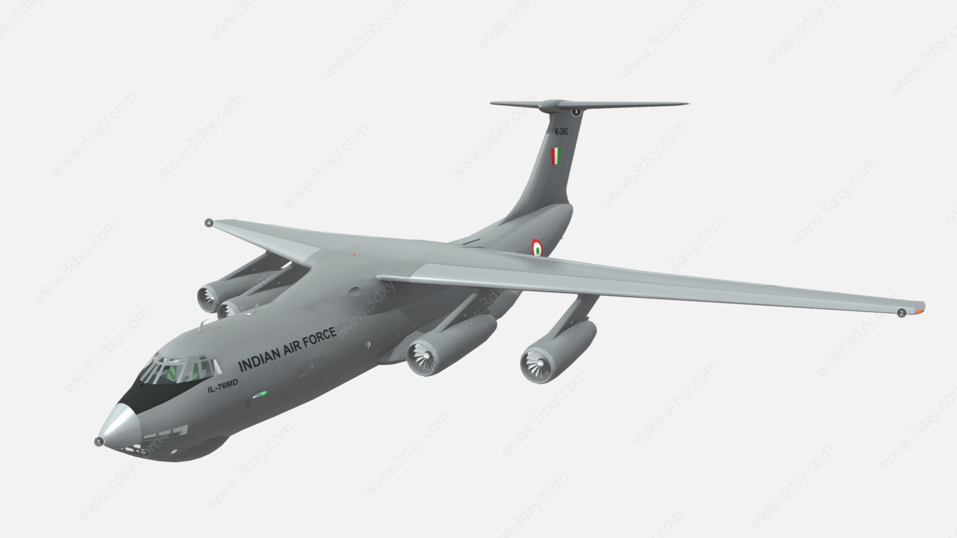 运输机军用飞机模型3D模型
