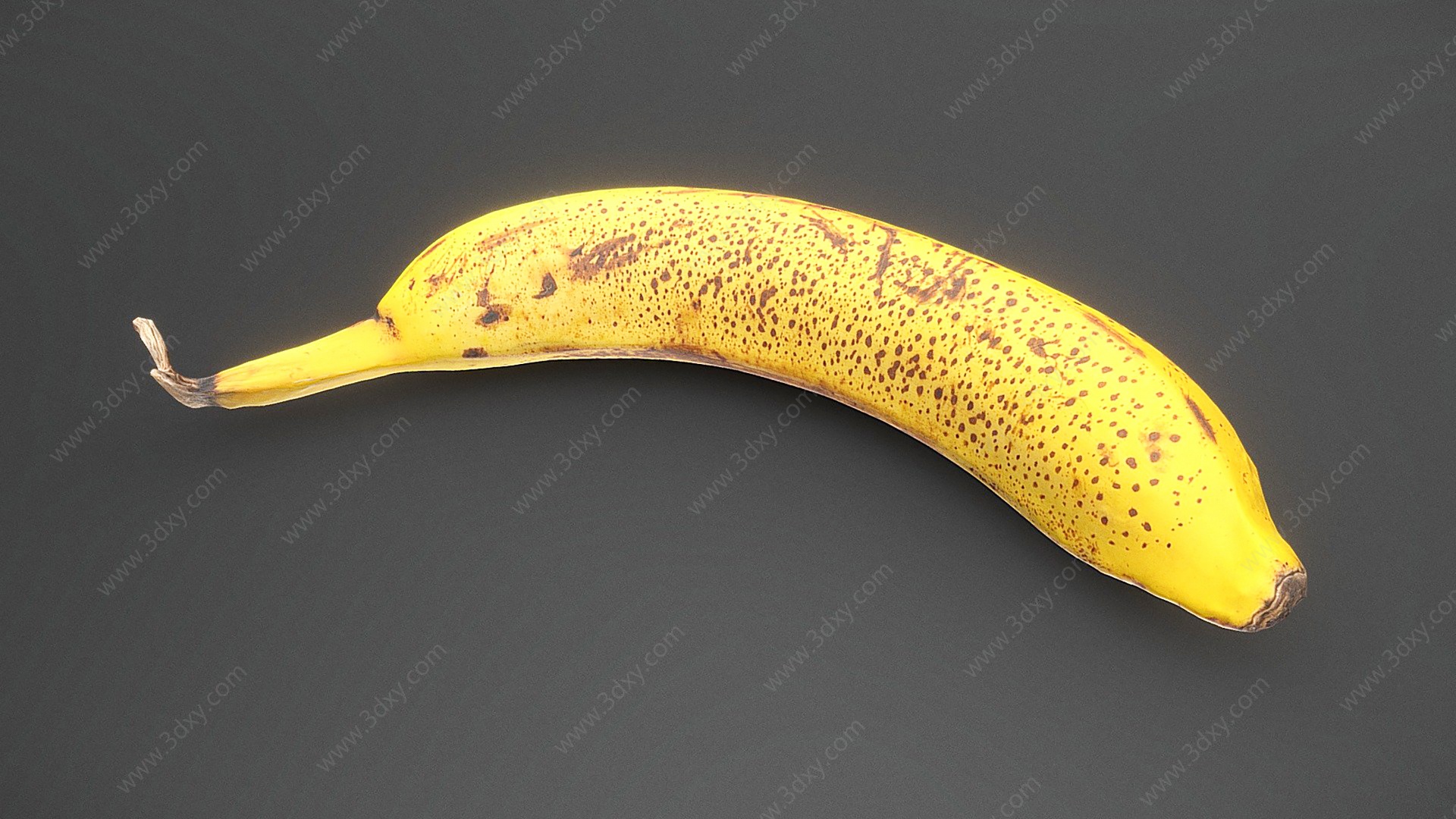 水果香蕉3D模型