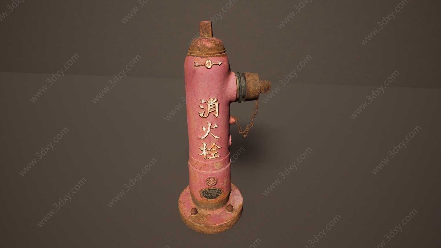 旧物老式消防栓3D模型